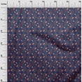 thumbnail image 2 of oneOone Viscose Chiffon Fabric Leaves & Floral Block Print Sewing Fabric BTY 42 Inch Wide, 2 of 4