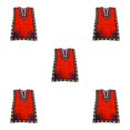 thumbnail image 2 of maskred Robe de Vacances de Plage de Mode pour Femmes Boho Ethnique Élégante Robe en Vrac Orange 5Set, 2 of 6