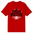 thumbnail image 1 of Dungeons & Dragons Dungeon Maître Col Rond Manches Courtes Rouge T-Shirt pour Homme-Moyen, 1 of 4