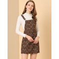 thumbnail image 3 of INSPIRE CHIC Robe Salopette Décontractée pour Femme à Imprimé Floral à Bretelles Ajustables, 3 of 6