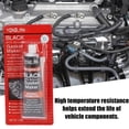thumbnail image 4 of RTV Silicone Instant Gasket Maker black Hi Temperature Sealant Engine NEW, 4 of 8