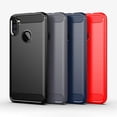 thumbnail image 4 of PANDACO Grey Brushed Metal Case for Samsung Galaxy A11, 4 of 4