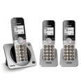 thumbnail image 3 of VTech 3 Handset DECT 6.0 Cordless Phone with Call Block, CS5219-3 (Silver & Black), 3 of 4