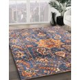 thumbnail image 2 of Ahgly Company Indoor Square Abstract Rosy Purple Abstract Area Rugs, 4' Square, 2 of 6