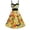 Yellow, variant on Pisexur Short Sleeve Round-Neck Dress Fashion Women Casual Sleeveless Vintage Dinosaur Cami High Waist Dress Women Dress