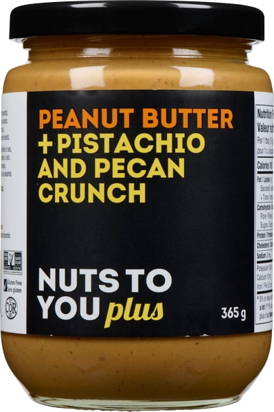 Nuts to You Plus Peanut Butter + Pecan and Pistachio Crunch