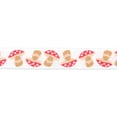 thumbnail image 2 of UNIQUE CREATIV Ribbon, Printed Satin, Mushroom, 20 mm × 5.4 m (0.78 in × 18 ft), 2 of 5