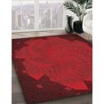 thumbnail image 3 of Ahgly Company Tapis Rectangulaire Lavable en Machine Intérieur Transitionnel Rouge Cramoisi, 5 Pieds x 8 Pieds, 3 of 7