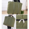 thumbnail image 3 of Large Capacity Canvas Storage Bag, Multipurpose Laundry Sack with Drawstring, Waterproof and Foldable for Travel, Clothes, Blankets, Comforters, and Furniture Organizer, 3 of 9
