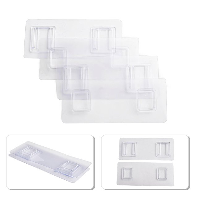 Bathroom wall sticker adhesive replacement no drilling required strong clear