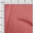 thumbnail image 1 of oneOone Organic Cotton Voile Fabric Chevron Geometric Printed Fabric 1 Yard 42 Inch Wide, 1 of 4