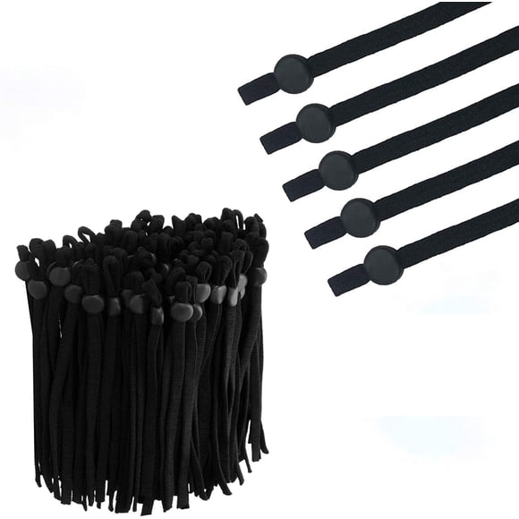 50 Pcs Bande Élastique pour Protège-Dents, Bande de Caoutchouc Élastique, Bande Élastique Ronde pour Couture Bricolage (5 mm)