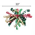 thumbnail image 3 of Holiday Time Traditional Curly Gift Bows in Red, Green, and Gold, 4 Count, 3 of 5