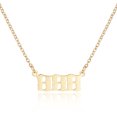 thumbnail image 1 of Jusqu'à 65 % de Rabais SMihono Colliers pour Femmes Couple Mode Classique Collier Numéro en Or Accessoires Collier Pendentif Clavicule, 1 of 2