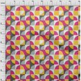 thumbnail image 4 of oneOone Velvet Fuschia Pink Fabric Geometric Sewing Material Print Fabric By The Yard 58 Inch Wide, 4 of 4