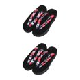thumbnail image 1 of maskred Sabots Japonais Pantoufles Geta Sandales Tongs pour Hommes Femmes à la Mode et Polyvalents Noir Rond Taille 38 Ensemble de 2, 1 of 6