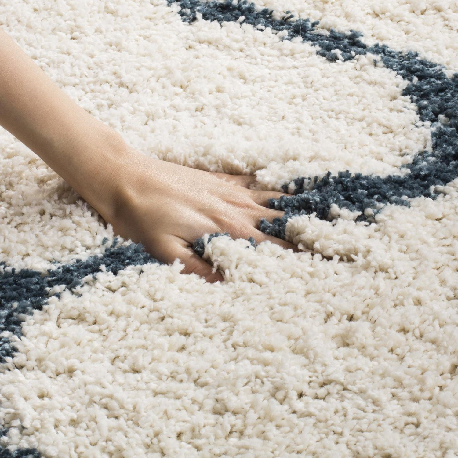 Safavieh Hudson Arline Tapis Géométrique Shag