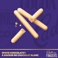 thumbnail image 2 of CADBURY FINGERS WHITE CHOCOLATEY, Chocolatey Cookie Biscuits, Sweet Treat, Decadent Snack, 2 of 7