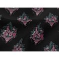 thumbnail image 4 of oneOone Viscose Jersey Fabric Leaves|Floral & Paisley Block Decor Fabric Printed BTY 60 Inch Wide, 4 of 4