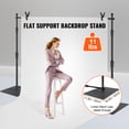 thumbnail image 2 of KFFKFF 10ft x 10ft Pipe and Drape Set, Robust Backdrop Frame with Carbon Steel Foundation, Modifiable Backdrop Holder with 6 Fasteners and A Transport Bag, 2 of 9