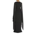 thumbnail image 4 of Meichang Robes Maxi Formelles pour Femmes Invitées de Mariage Robe Fendue Grande Taille Robes Moulantes Fluide Évasée Robe Longue en Mousseline Robe de Soirée Robe de Bal, 4 of 8
