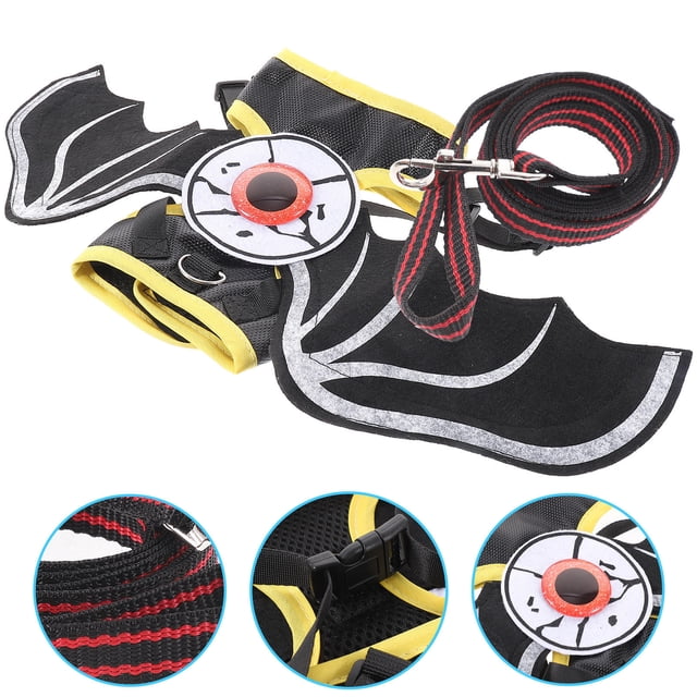FONDOTIN 1 Set of Cat Leash Set Felt Multi Design for Pet Outdoor Walks