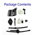 thumbnail image 1 of 2500 25cc Chinese Chainsaw Fuel Oil Hose Worm Gear Intake Manifold Bar Plate, 1 of 10