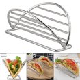 thumbnail image 4 of Taco Holder Stand Bakeware Serve Tray Baking Tools Holder Racks Holds for Grill Home Picnic, 4 of 9