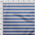 thumbnail image 2 of oneOone Rayon Blue Fabric Stripes Sewing Craft Projects Fabric Prints By Yard 56 Inch Wide-NN7, 2 of 4