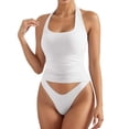 thumbnail image 1 of PRODUCT CATEGORY Camisoles & Tanks — Women’s Solid Color Camisole Set for Home and Leisure Lightweight Layering Tank Tops for Spring Summer Fall Comfortable Casual Wear, 1 of 5