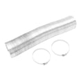 thumbnail image 2 of Boyau d'Aération Flexible, Tuyau de Ventilation en Papier D\'aluminium Double Face Flexible de 4 Pouces, Protection à 4 Couches, Anti-Fuite, Conduit d'Air, 2 of 8