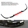 thumbnail image 3 of Front Bumper Splitter, 3PCS Front Bumper Splitter  Delicate Corners Bumper Lip Spoiler Universal for A3 A4 A6, 3 of 8