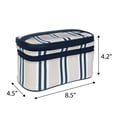 thumbnail image 2 of Equate Beauty Cosmetic Bag - Compact Double Compartment Train Case, 2 of 5