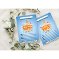 thumbnail image 4 of Darling Souvenir Blue Birthday Invitation Card Printable Fill or Write In Blank Invites Party Supplies Pack Of 28 5 x 7 Inches, 4 of 5