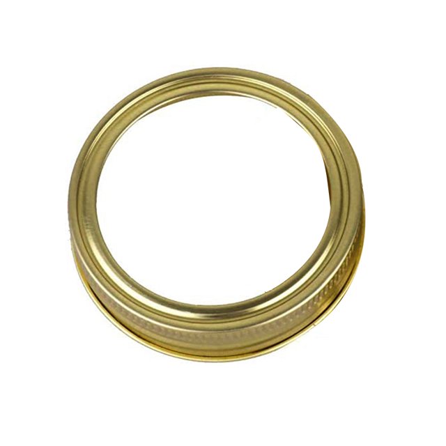 CAROOTU 12/24 Pcs Couvercles à Fentes Scellés de Rangement Capuchons Solides pour Pot Mason à Ouverture Régulière/grande