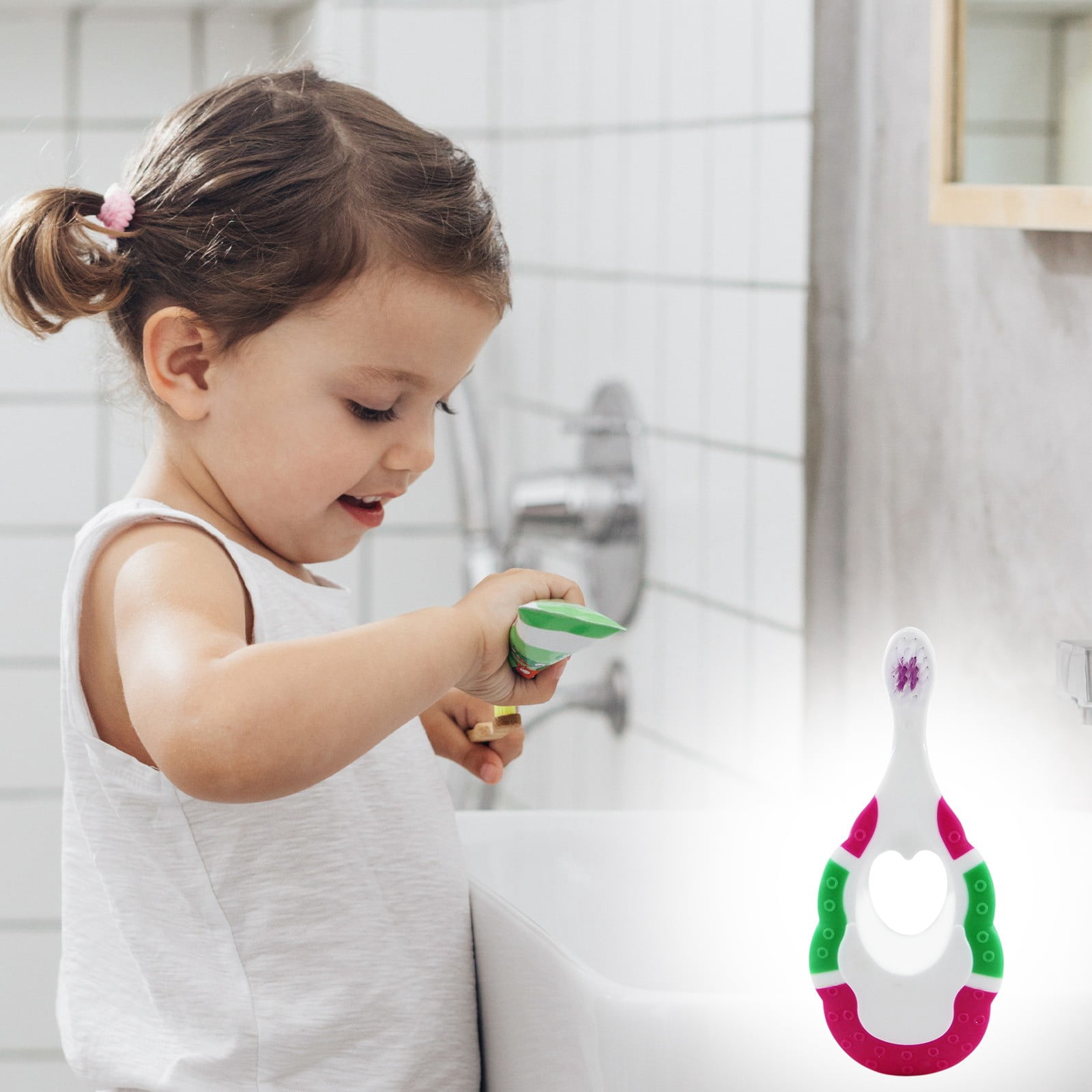 FcBaudy Manual Toothbrushes, Extra Soft Toothbrushes Delicate Infant And Toddler Toothbrush Pack Soft Bristle Toothbrush For Children Aged 0-+ Promoting Gentle Oral Manual Tooth brush