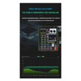 thumbnail image 3 of Professional 4 Channel Small Mixer 99 DSP Digital Recording Console Mixer Mobile Phone Live Broadcast Computer Home KTV, 3 of 8