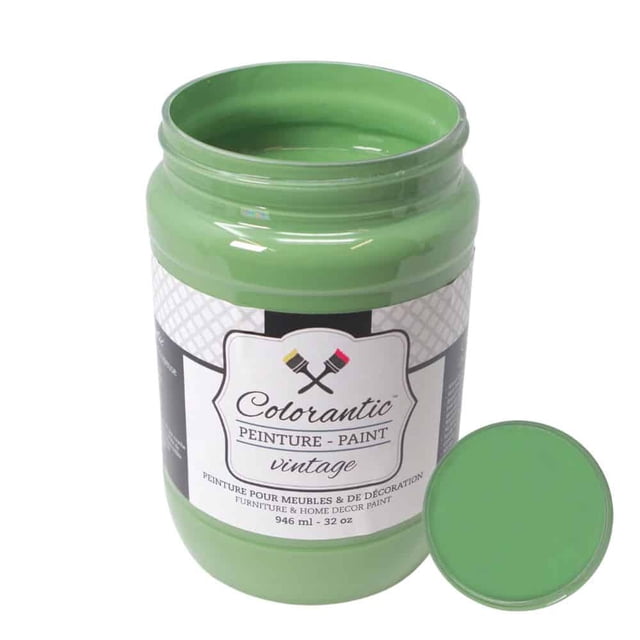 Colorantic | NATURE Chalk Paint Based for Furniture DIY - GREEN LEAF - 32 oz