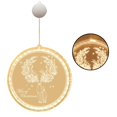 thumbnail image 2 of 3D Hanging Light LED String Lamp Lighting Decoration Christmas Light for Home Bedroom Room Merry Christmas 2, 2 of 10