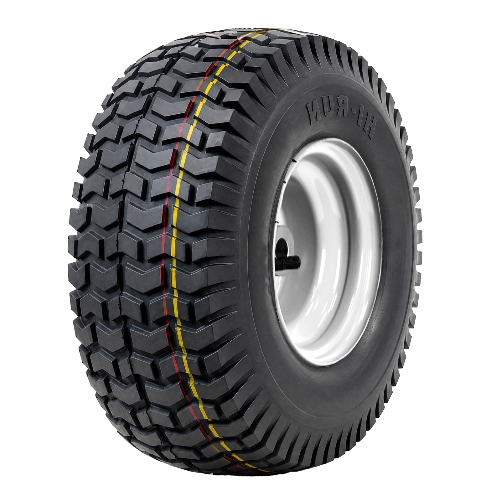 Ensemble roue complète Hi-Run SU12 16x6.50-8 2PR avant pour pelouse et jardin