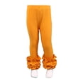 thumbnail image 2 of WEAIXIMIUNG Girls Sweatpants Size 6X Toddler Baby Girls Leggings Ribbed Lace Trim Footless Ruffle Tight Stocking Bottom Pants, 2 of 3