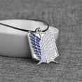 thumbnail image 3 of Anime Character Necklace Attack on Titan Survey Corps Logo Pendant Necklace, 3 of 7