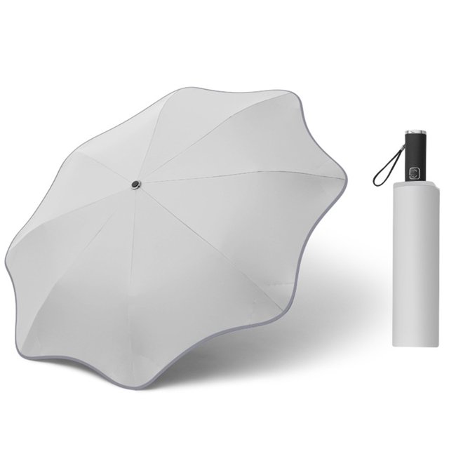 Coofit Sun Umbrella Automatic Windproof - Reflective Travel Umbrella Compact Umbrella