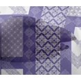 thumbnail image 5 of oneOone Viscose Chiffon Violet Fabric Block Craft Projects Decor Fabric Printed By The Yard 42 Inch Wide, 5 of 5