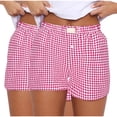 thumbnail image 2 of Shorts pour Femmes, Mignons Confortables Taille Élastique Bas Nouveau Mode Imprimé Décontracté Short, 2 of 5