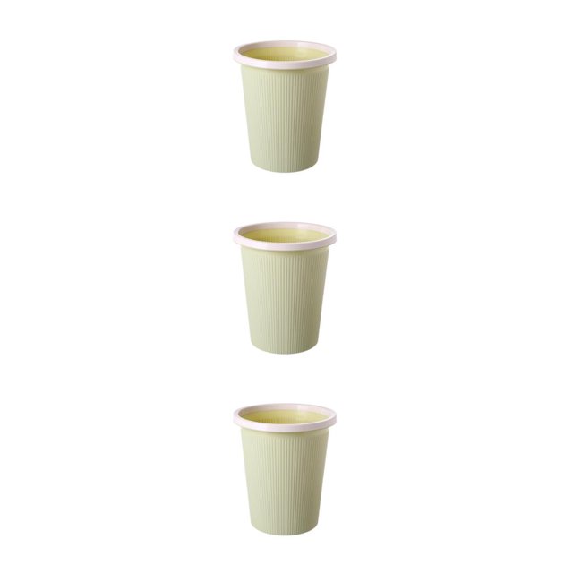 Decodeary Choose Dustbin For And Long-lasting Features Storage Basket Living Room Nordic Green 25*28*18cm 3Set