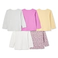 thumbnail image 2 of George Toddler Girls' Long-Sleeve T-Shirt 5-Pack, 2 of 2