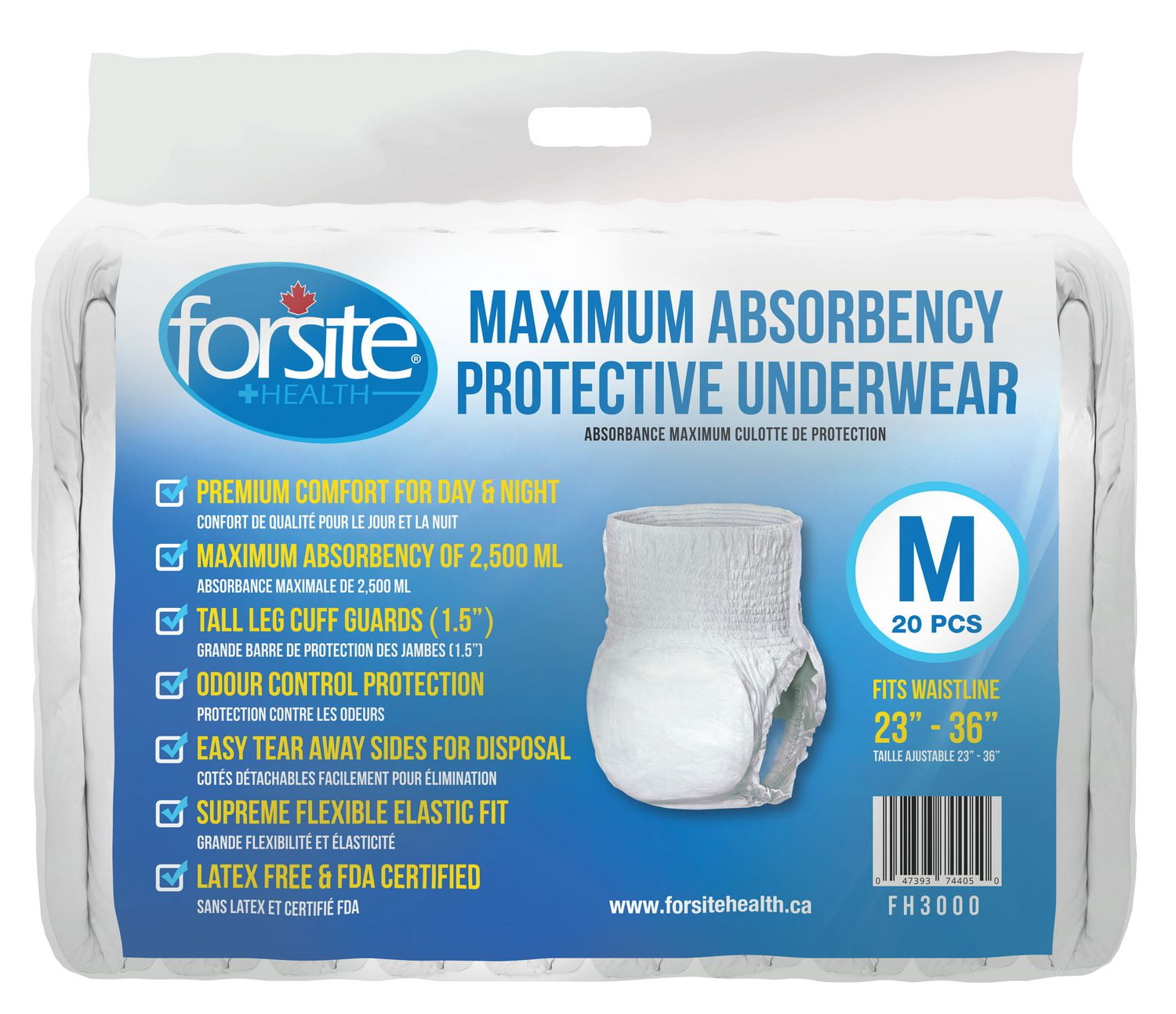 Forsite Health Maximum Absorbency Protective Underwear