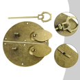 thumbnail image 3 of Retro Brass Chinese Dynasty Style Furniture Door Pull Handle Knock Lock Latch, 3 of 9
