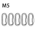 thumbnail image 1 of Greenne Mousqueton Lien Rapide Sangle Connecteur Acier Chaîne Réparation Manille D-Shape Gréement, 1 of 8